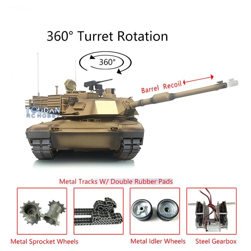 Heng Long 1/16 7.0 Abrams   ũ 3918, 360  ͷ 跲 ݵ ݼ Ʈ, RC Panzer TH17801-SMT4